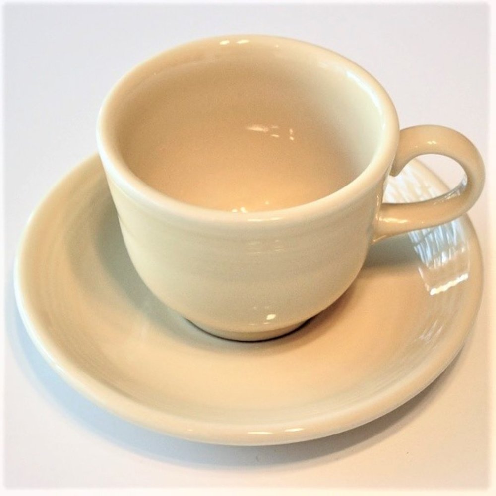 Fiestaware Cup & Saucer Set - IVORY